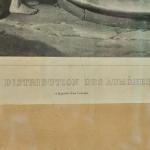 Rozdělování almužen - litografie v krásném rámu 92 Rozdělování almužen - litografie v krásném rámu 92