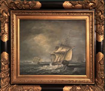 150. Plachetnice na rozbouřeném moři 150. Plachetnice na rozbouřeném moři