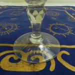 Zlacený barokní pohár s poklopem, 18. stol. Zlacený barokní pohár s poklopem, 18. stol.