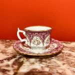 Dalovice-Dallwitz, porcelánový šálek s podšálkem Dalovice-Dallwitz, porcelánový šálek s podšálkem