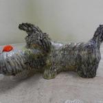 Art deco větší soška psa - Ditmar Urbach Art deco větší soška psa - Ditmar Urbach