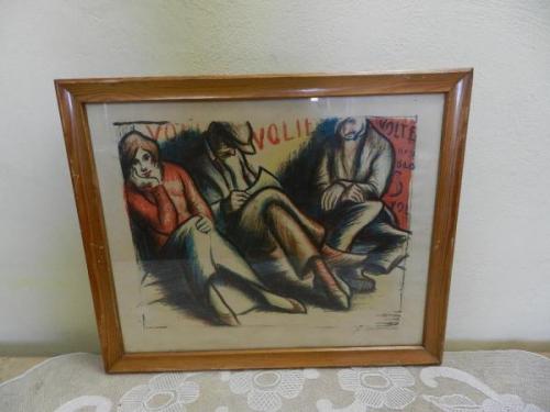 Obraz ”Na ulici” - Jan Rambousek Obraz ”Na ulici” - Jan Rambousek