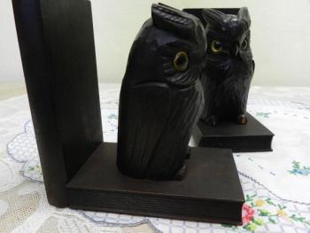 Dřevěné zarážky na knihy se Sovami Dřevěné zarážky na knihy se Sovami