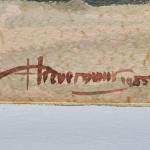 Jeptišky před klášterem akvarel 49 X 36 cm Jeptišky před klášterem akvarel 49 X 36 cm