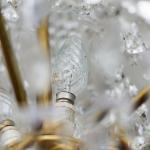 Křišťálový lustr v klasicistním stylu, 13 žárovek Křišťálový lustr v klasicistním stylu, 13 žárovek