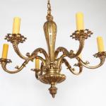 Párové starožitné lustry Mazarin Bronzové Párové starožitné lustry Mazarin Bronzové