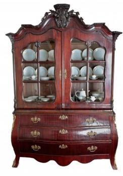 Velká barokní holandská vitrína z 18. století Velká barokní holandská vitrína z 18. století