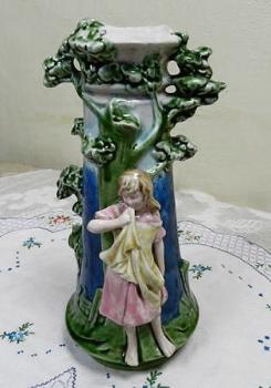 Váza s dívkou Eichwald Dubí Váza s dívkou Eichwald Dubí