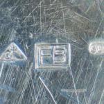 Stříbrná art deco miska - Franta Bibus Stříbrná art deco miska - Franta Bibus