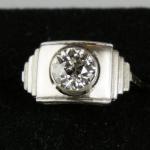 Art deco prsten s diamantem Art deco prsten s diamantem