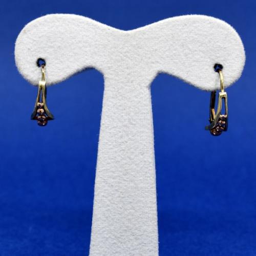 Zlaté náušnice, Au 585/1000/1,80 g Zlaté náušnice, Au 585/1000/1,80 g