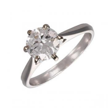 Solitérní prsten s přírodním diamantem 0,95 ct Solitérní prsten s přírodním diamantem 0,95 ct