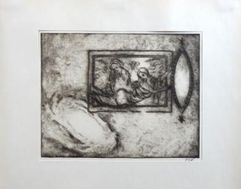 Vratislav Jan Žižka - Žena, se zrcadlem ( okno do  Vratislav Jan Žižka - Žena, se zrcadlem ( okno do