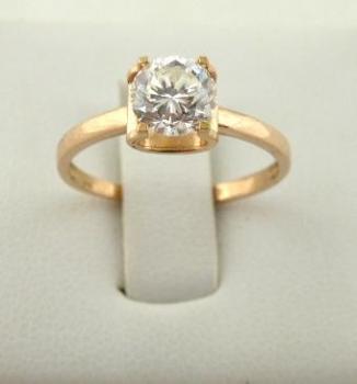 Prsten s diamantem nejvyšší kvality - 1,14 ct Prsten s diamantem nejvyšší kvality - 1,14 ct