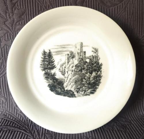 Talířek s měditiskem-hrad Cejřov , zn. Březová Talířek s měditiskem-hrad Cejřov , zn. Březová