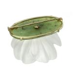 Zlatá brož ve tvaru leknínu Zlatá brož ve tvaru leknínu