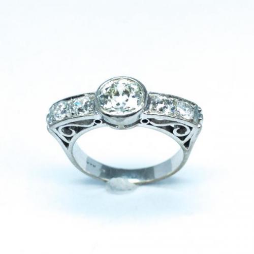 Starožitný prsten s brilianty 1,73 Ct Starožitný prsten s brilianty 1,73 Ct