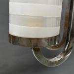 Velký niklový lustr – Bauhaus, 1930 Velký niklový lustr – Bauhaus, 1930