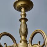 Starožitný bronzový lustr, Vlámsko, 1850 Starožitný bronzový lustr, Vlámsko, 1850