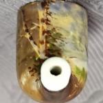 Porcelánová dýmka č.4 - Myslivecký motiv  Porcelánová dýmka č.4 - Myslivecký motiv