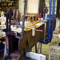 Pohled do naší restaurátorské dílny. Pohled do naší restaurátorské dílny.