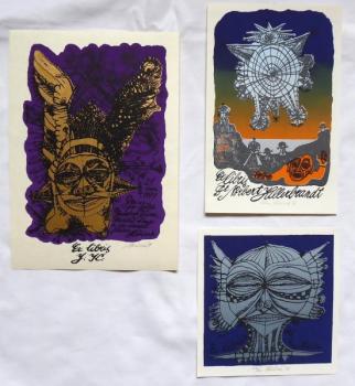 Jaroslav Hořánek - Dvě ex libris, Hlava Jaroslav Hořánek - Dvě ex libris, Hlava