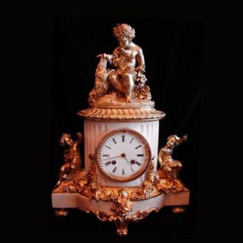 Hodiny bronz, mramor Hodiny bronz, mramor