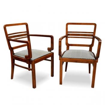 Párová křesílka Art-Deco Párová křesílka Art-Deco