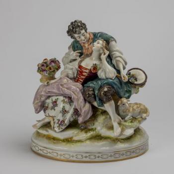 84. Milenecký pár s ovečkou 84. Milenecký pár s ovečkou