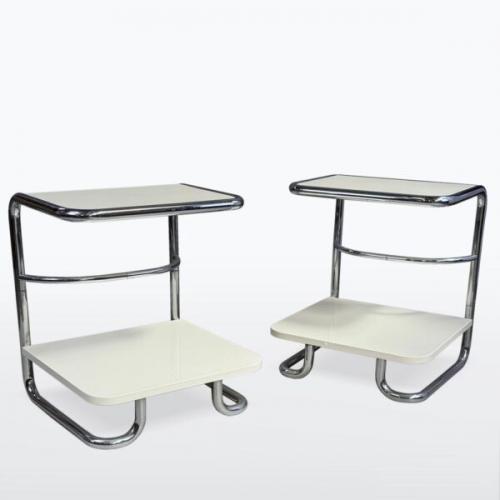 Párové noční stolky, Funkcionalismus, 1930 Párové noční stolky, Funkcionalismus, 1930