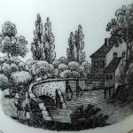 Mléčenka-konvička s měditiskem, 19. stol.  Mléčenka-konvička s měditiskem, 19. stol.