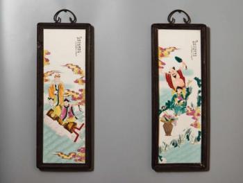 Čínské malované panely (obrazy) Čínské malované panely (obrazy)