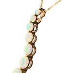 Zlatý náhrdelník s opály Zlatý náhrdelník s opály