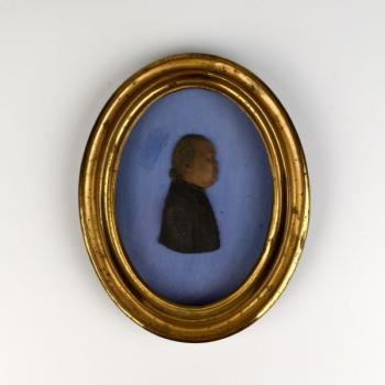 Biedermeierová miniatura muže Biedermeierová miniatura muže