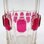 Sklenice s růžovými medailony Sklenice s růžovými medailony