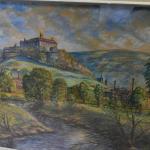 Obraz, zámek Náchod, signováno Obraz, zámek Náchod, signováno