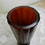 Oboustranná autorská váza, přejímané sklo - Čechy Oboustranná autorská váza, přejímané sklo - Čechy