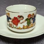 Šálek s podšálkem, dětský motiv II.  Šálek s podšálkem, dětský motiv II.