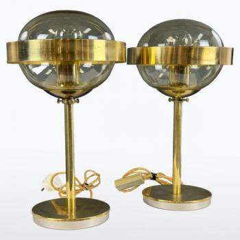 Párové stolní lampy, Kamenický Šenov Párové stolní lampy, Kamenický Šenov