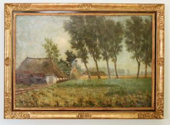 Velký obraz z belgického zámku 173 X 123 cm Velký obraz z belgického zámku 173 X 123 cm