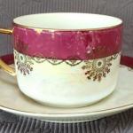 Šálek s podšálkem I., karlovarský porcelán Šálek s podšálkem I., karlovarský porcelán