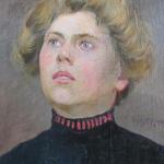 Antonín Majer - Portrét dívky Antonín Majer - Portrét dívky