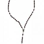 Růženec v původní etui - žíhaná mušle Růženec v původní etui - žíhaná mušle