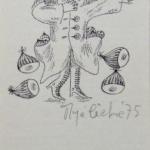 Olga Čechová - 4 x PF 1980, Kroužek přátel výtvarn Olga Čechová - 4 x PF 1980, Kroužek přátel výtvarn