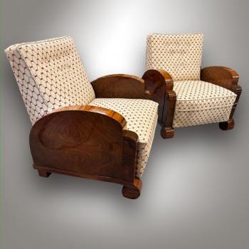 Párová křesla Art Deco Párová křesla Art Deco