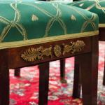 Zrestaurovaný komplet 6 židlí a 2 křesílek – Empír Zrestaurovaný komplet 6 židlí a 2 křesílek – Empír