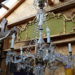 Lustr skleněný 5xramenný  Lustr skleněný 5xramenný