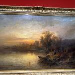 Franz Emil Krause, Romantická říční krajina Franz Emil Krause, Romantická říční krajina