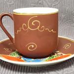 Šálek s podšálkem, Japan motiv  Šálek s podšálkem, Japan motiv