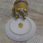 Empírový zlacený hrnek na nožičkách - Karlsbad Empírový zlacený hrnek na nožičkách - Karlsbad